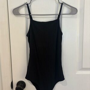 Wild Fable: Women’s Black Bodysuit With Spaghetti Straps (XS)
